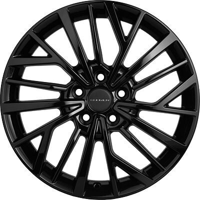 Khomen Wheels KHW1717 7x17 5x114.3 ET 45 Dia 60.1 BLACK-FP