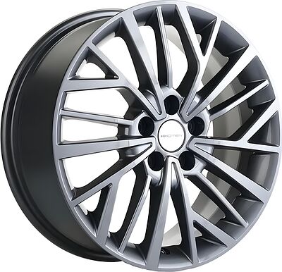 Khomen Wheels KHW1717 (Haval Jolion) 7x17 5x114.3 ET 37 Dia 66.5 Gray