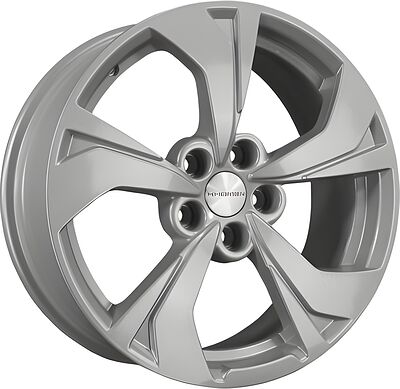 Khomen Wheels KHW1718 (Changan/Geely/Lexus/Toyota) 7x17 5x114.3 ET 45 Dia 60.1 F-Silver