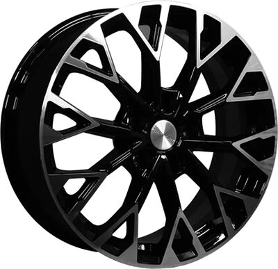 Khomen Wheels KHW1718 (Karoq) 7x17 5x112 ET 45 Dia 57.1 Black-FP