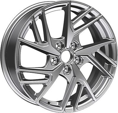 Khomen Wheels KHW1722 (Coolray) 6.5x17 5x114.3 ET 45 Dia 54.1 F-Silver