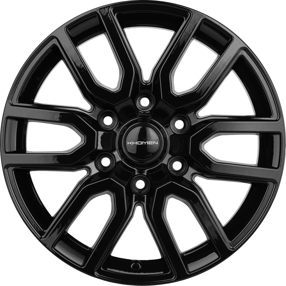 Khomen Wheels KHW1723 8x17 6x139.7 ET 42 Dia 75.1 BLACK