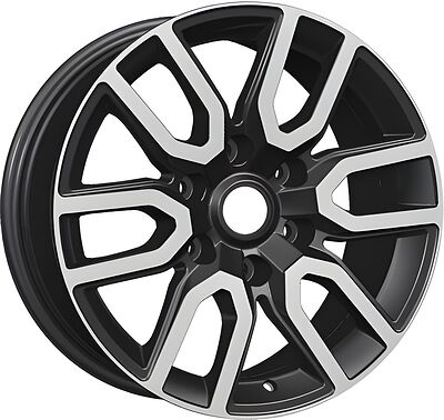 Khomen Wheels KHW1723 (Hyundai H-1/Staria) 8x17 6x139.7 ET 50 Dia 92.5 Black-FP