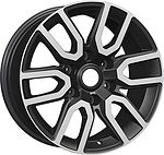 Khomen Wheels KHW1723 (Pajero Sport) 8x17 6x139.7 ET 38 Dia 67.1 Black-FP