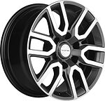 Khomen Wheels KHW1723 (Tank 300) 8x17 6x139.7 ET 36 Dia 100.1 Gray-FP