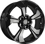 Khomen Wheels KHW1724 (I-40/CX-5/ASX-5) 7x17 5x114.3 ET 45 Dia 67.1 Black