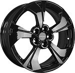 Khomen Wheels KHW1724 (JAC J7) 7x17 5x114.3 ET 48 Dia 67.1 Black Khomen Wheels KHW1724 (JAC J7) 7x17 5x114.3 ET 48 Dia 67.1 Black