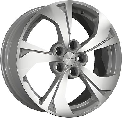 Khomen Wheels KHW1724 (JAC J7) 7x17 5x114.3 ET 48 Dia 67.1 F-Silver-FP