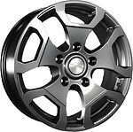 Khomen Wheels KHW1725 (Niva 4x4) 6.5x17 5x139.7 ET 35 Dia 98.5 Gray