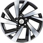 Khomen Wheels KHW1801 Xceed/CX-3/5 7.5x18 5x114.3 ET 45 Dia 67.1 Black-FP