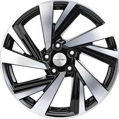 Khomen Wheels KHW1801 Xceed/CX-3/5 7x18 5x114 ET 45 Dia 67 Black-FP