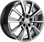 Khomen Wheels KHW1802 (Chery Tiggo) 7x18 5x108 ET 40 Dia 60.1 Gray-FP