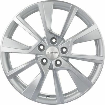 Khomen Wheels KHW1802 (Kodiaq) 7x18 5x112 ET 43 Dia 57.1 F-Silver-FP