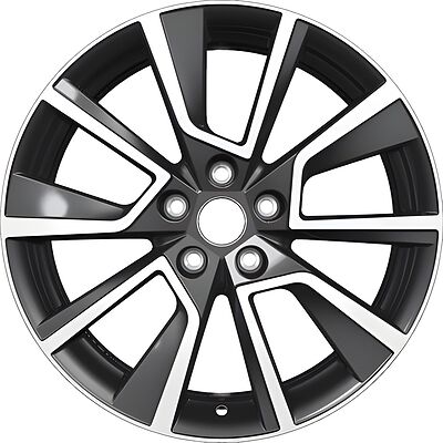 Khomen Wheels KHW1802 Kodiaq/Tiguan 7x18 5x112 ET 43 Dia 57 Black-FP