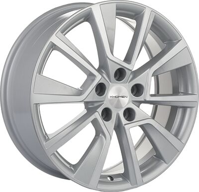 Khomen Wheels KHW1802 (Koleos) 7x18 5x114.3 ET 35 Dia 66.1 F-Silver-FP