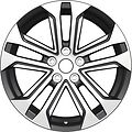 Khomen Wheels KHW1803 (Karoq) 7x18 5x112 ET 45 Dia 57.1 Gray
