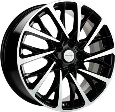 Khomen Wheels KHW1804 (DFM AX7/580/Evolute i-Pro) 7.5x18 5x108 ET 45 Dia 65.1 Black-FP