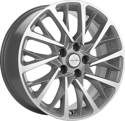 Khomen Wheels KHW1804 (Geely Atlas/Atlas Pro/Lifan Myway) 7.5x18 5x114.3 ET 45 Dia 60.1 F-Silver-FP