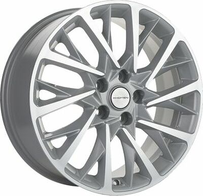 Khomen Wheels KHW1804 (Karoq) 7.5x18 5x112 ET 45 Dia 57.1 F-Silver-FP