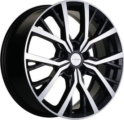 Khomen Wheels KHW1806 (Haval F7/F7x) 7x18 5x114.3 ET 40 Dia 64.1 Black-FP