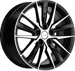Khomen Wheels KHW1807 (Geely Atlas/Atlas Pro/Lifan Myway) 8x18 5x114.3 ET 45 Dia 60.1 Black-FP