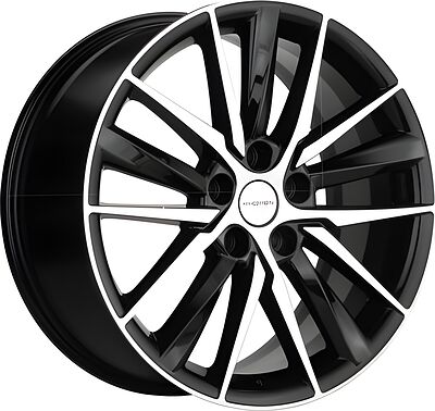 Khomen Wheels KHW1807 (Skoda Superb) 8x18 5x112 ET 44 Dia 57.1 Black-FP