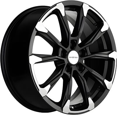 Khomen Wheels KHW1808 (Geely Coolray) 7.5x18 5x114.3 ET 53 Dia 54.1 Black-FP