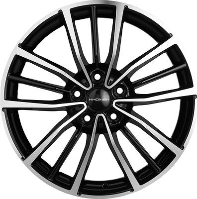 Khomen Wheels KHW1812 7x18 5x114.3 ET 45 Dia 67.1 BLACK-FP