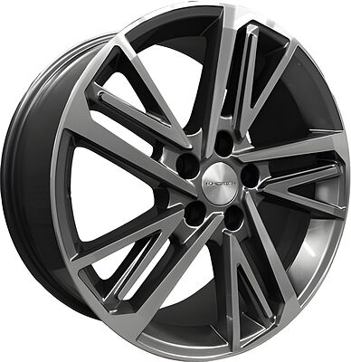 Khomen Wheels KHW1815 (Geely Atlas (Pro) / Changan CS75) 8x18 5x114.3 ET 45 Dia 60.1 Gray-FP