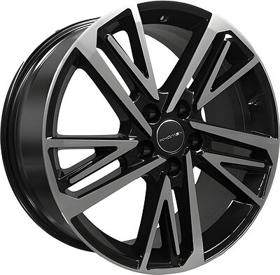 Khomen Wheels KHW1815 (Mazda CX-9) 8x18 5x114.3 ET 45 Dia 67.1 Black-FP