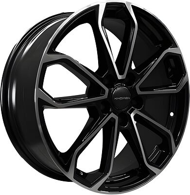 Khomen Wheels KHW1816 (Outlander) 7x18 5x114.3 ET 38 Dia 67.1 Black-FP