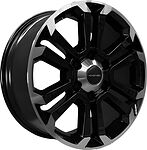 Khomen Wheels KHW1817 (Lexus GX) 7.5x18 6x139.7 ET 20 Dia 106.1 Black