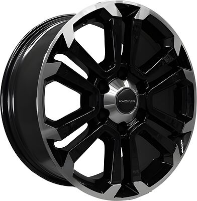 Khomen Wheels KHW1817 (Lexus GX) 7.5x18 6x139.7 ET 20 Dia 106.1 Black-FP