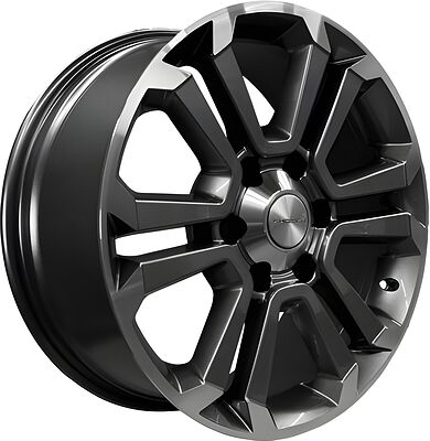 Khomen Wheels KHW1817 (Pajero) 7.5x18 6x139.7 ET 46 Dia 67.1 Gray-FP
