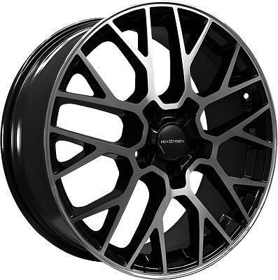 Khomen Wheels KHW1818 (Evolute i-SPACE / i-JOY) 7x18 5x110 ET 35 Dia 67.1 Black-FP