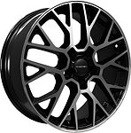 Khomen Wheels KHW1818 (Geely Atlas (Pro) / Changan CS55 (75)) 7x18 5x114.3 ET 45 Dia 60.1 Black-FP