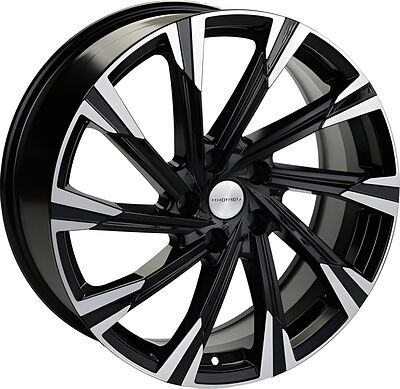 Khomen Wheels KHW1901 (BMW X3/X4) 7.5x19 5x112 ET 32 Dia 66.6 Black-FP