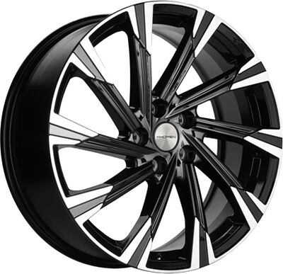 Khomen Wheels KHW1901 (Chery Tiggo 7 Pro) 7.5x19 5x108 ET 33 Dia 60.1 Black-FP