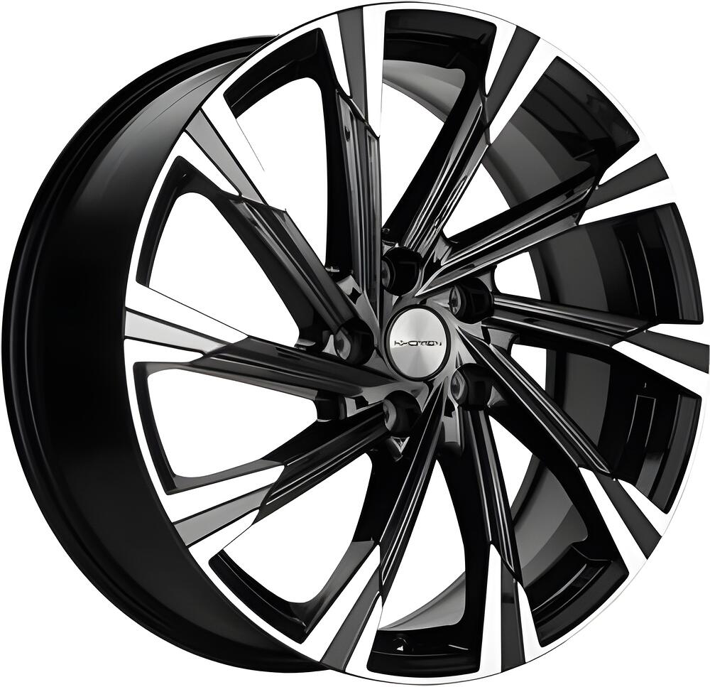 Khomen Wheels KHW1901 (Haval Dargo) 7.5x19 5x114.3 ET 40 Dia 66.6 Black-FP