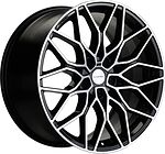 Khomen Wheels KHW1902 (Chery Tiggo 8/8 Pro) 8.5x19 5x108 ET 48 Dia 60.1 Black-FP