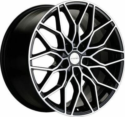 Khomen Wheels KHW1902 (Toureg) 8.5x19 5x112 ET 28 Dia 66.6 Black-FP