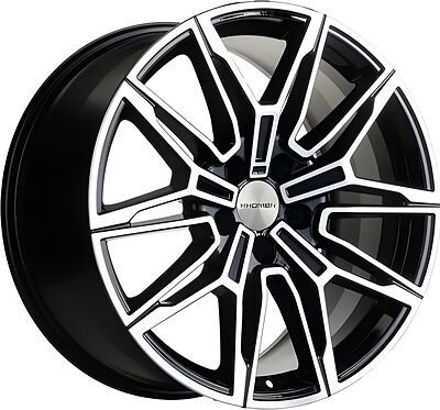 Khomen Wheels KHW1904 (Karoq/Octavia) 8.5x19 5x112 ET 40 Dia 57.1 Black-FP