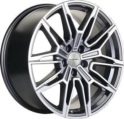 Khomen Wheels KHW1904 Mercedes 8x19 5x112 ET 38 Dia 66 Black-FP