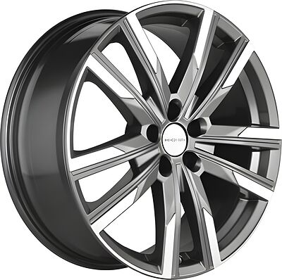 Khomen Wheels KHW1905 (Geely Monjaro/Tugella) 7.5x19 5x108 ET 46 Dia 63.4 Gray-FP