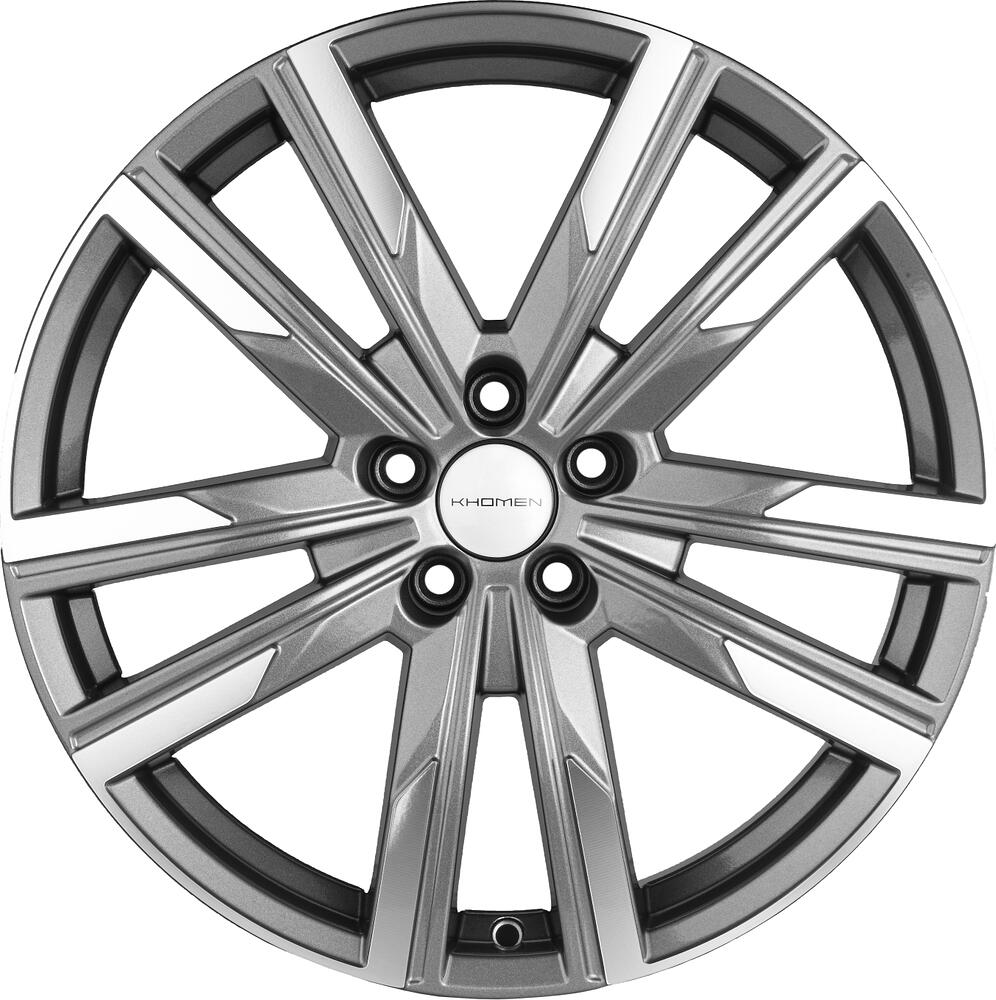 Khomen Wheels KHW1905 7.5x19 5x108 ET 46 Dia 63.4 GRAY-FP