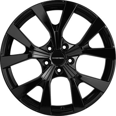 Khomen Wheels KHW1906 7x19 5x114.3 ET 45 Dia 60.1 BLACK-FP