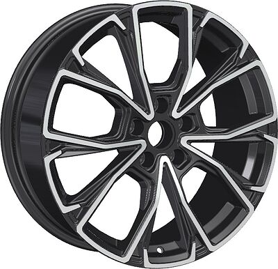Khomen Wheels KHW1907 7.5x19 5x112 ET 43 Dia 57.1 BLACK-FP