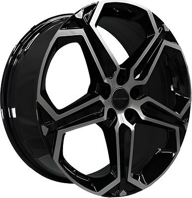 Khomen Wheels KHW1909 (Lexus NX) 7.5x19 5x114.3 ET 35 Dia 60.1 Black-FP