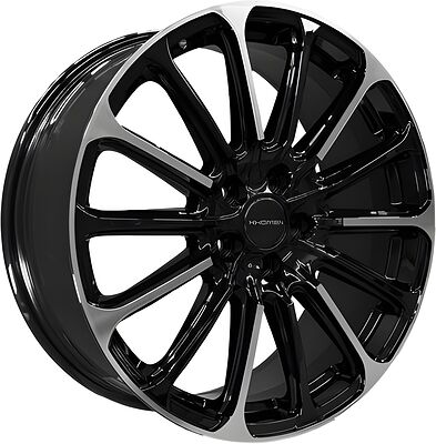 Khomen Wheels KHW1910 (Outlander) 7.5x19 5x108 ET 33 Dia 60.1 Black-FP