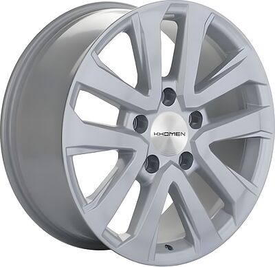 Khomen Wheels KHW2003 (LC200/LC100) 8.5x20 5x150 ET 45 Dia 110.1 F-Silver